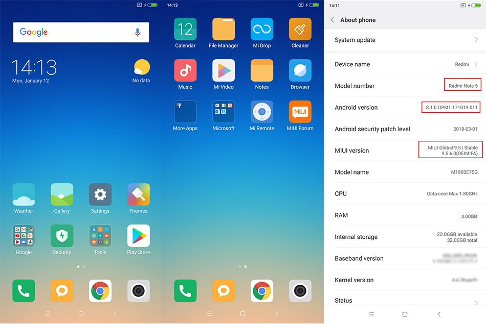 Redmi Note 5 global version 32GB screenshot