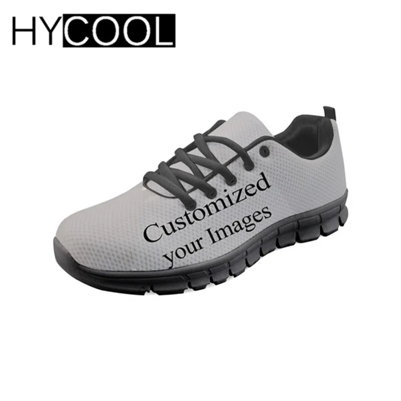 Кроссовки HYCOOL унисекс для бега с логотипом на заказ удобная сетчатая спортивная