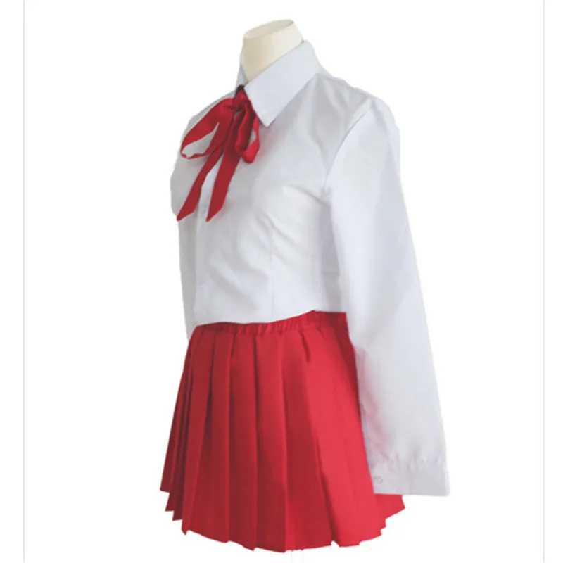 Японское аниме Himouto! Высококачественная рубашка с юбкой и галстуком для косплея