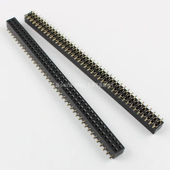 100 Pcs Per Lot 2mm 2.0mm Pitch 2x40 Pin Female Double Row SMT Pin Header Strip
100 Pcs Per Lot 2mm 2.0mm Pitch 2x40 Pin Female Double Row SMT Pin Header Strip