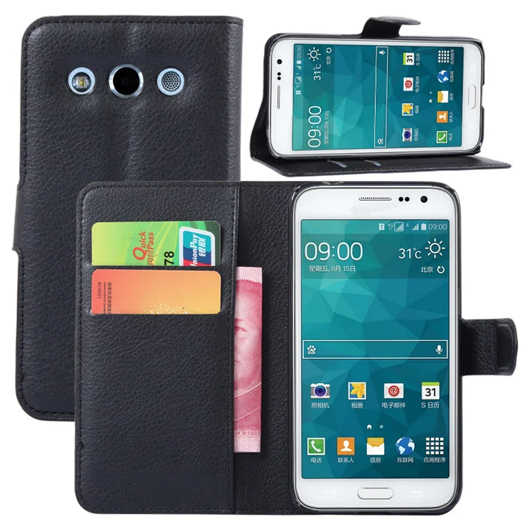 Модный кошелек из искусственной кожи чехол для Samsung Galaxy Core Max G5108Q откидной