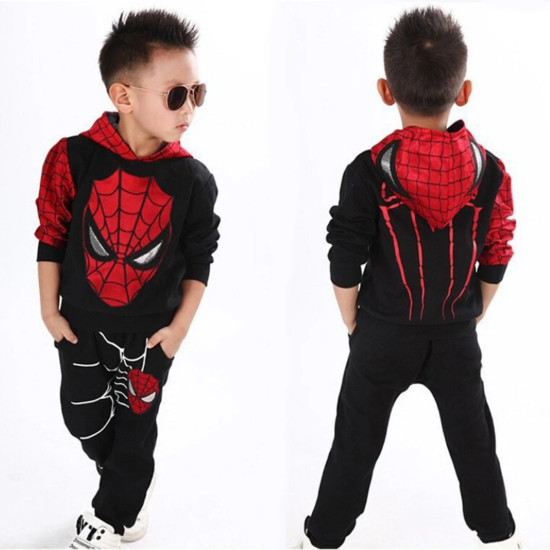 Spiderman Boys Clothing Sets Cosplay Costume Cotton Boys Clothes Hooded Jacket + Pants Boy Sport Suit 2-7 Years Old Kids Clothes
Spiderman Boys Clothing Sets Cosplay Costume Cotton Boys Clothes Hooded Jacket + Pants Boy Sport Suit 2-7 Years Old Kids Clothes