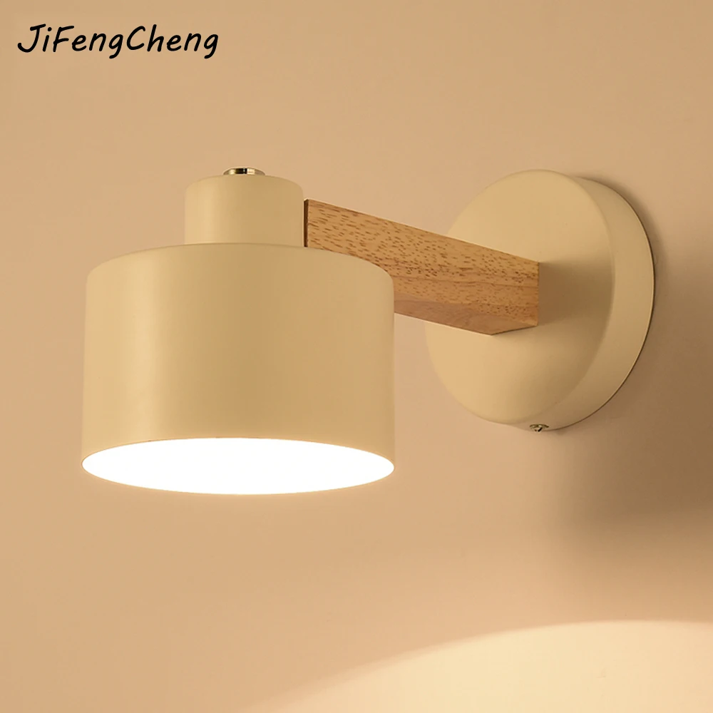 JIFENGCHENG Original Wooden Lighting Modern Creative Bedroom Bedside Lamp Luminaria Balcony Aisle E27 Solid Wood Wall Light
JIFENGCHENG Original Wooden Lighting Modern Creative Bedroom Bedside Lamp Luminaria Balcony Aisle E27 Solid Wood Wall Light