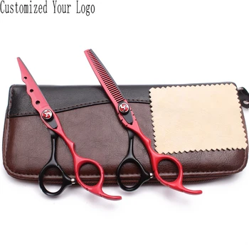1Pair 6" Stainless Customized Logo Dtraight Scissors Thinning Shears Professtional Pet Scissors Dog Grooming Scissors Set C1019
1Pair 6" Stainless Customized Logo Dtraight Scissors Thinning Shears Professtional Pet Scissors Dog Grooming Scissors Set C1019
