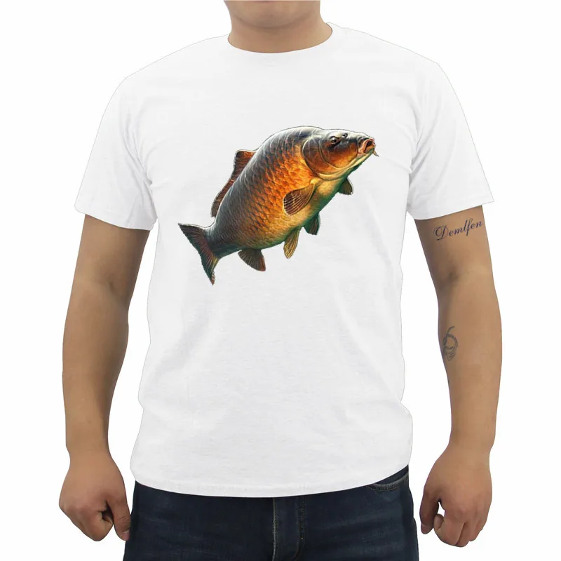 Carp Tshirt - If You Can Catch Fish Men'S O-Neck Short Sleeve Printed T Shirt 100 % Tops Tees Casual Brand Streetwear
Carp Tshirt - If You Can Catch Fish Men'S O-Neck Short Sleeve Printed T Shirt 100 % Tops Tees Casual Brand Streetwear