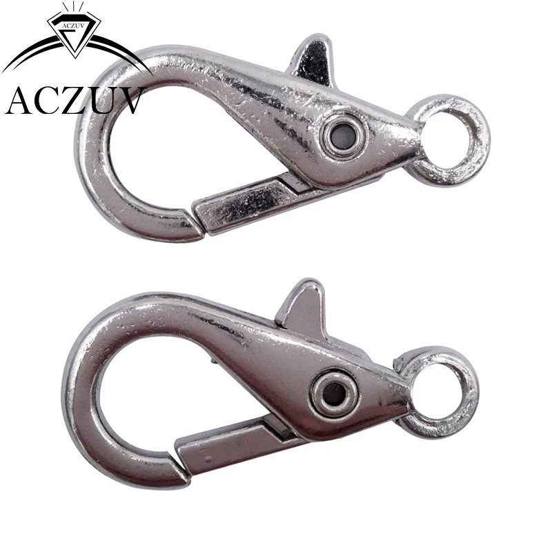 Rhodium Plated 200pcs 28mm Claw Swivel Lobster Clasps Snap Hooks Plate Buckles for Keychains Purse Chain DIY Findings LCSH004
Rhodium Plated 200pcs 28mm Claw Swivel Lobster Clasps Snap Hooks Plate Buckles for Keychains Purse Chain DIY Findings LCSH004