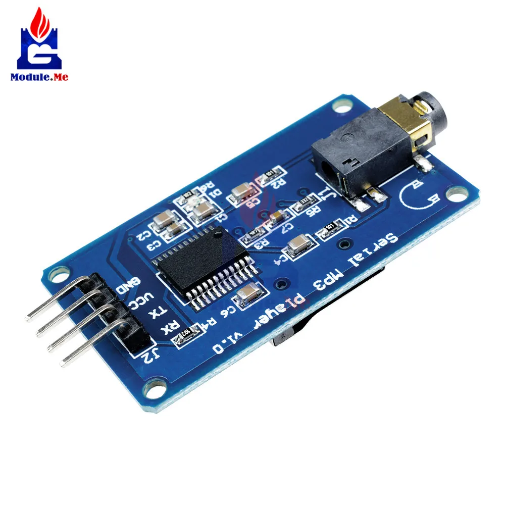 YX5300 UART Control Serial MP3 Music Player Module For Arduino Support Micro SD/SDHC Card/AVR/ARM/PIC CF
YX5300 UART Control Serial MP3 Music Player Module For Arduino Support Micro SD/SDHC Card/AVR/ARM/PIC CF