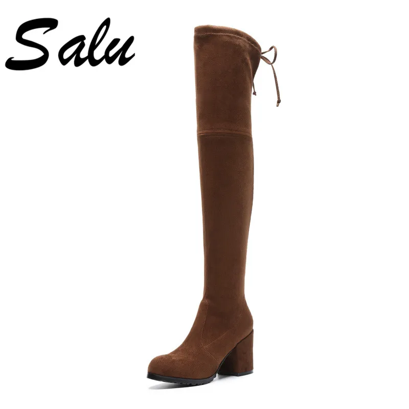 Salu Over The Knee High Boots Women 7.5 Heels Round Toe Party Shoes Woman Tight High Warm Winter Boots Long Shoes Woman
Salu Over The Knee High Boots Women 7.5 Heels Round Toe Party Shoes Woman Tight High Warm Winter Boots Long Shoes Woman