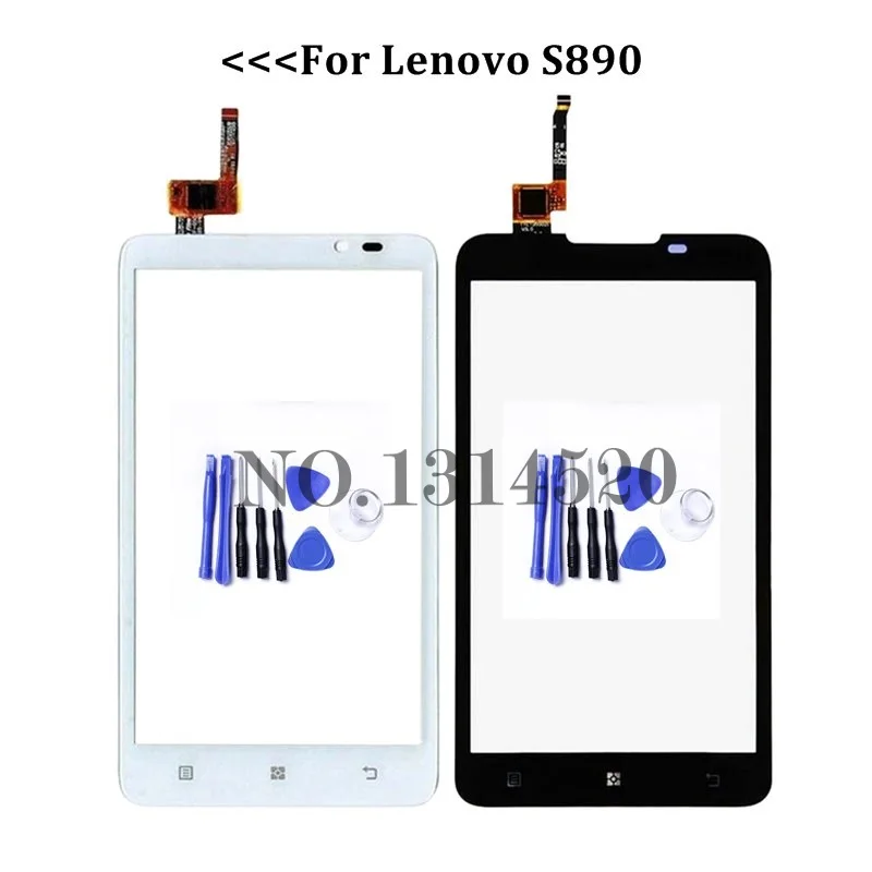 Фото 5.0 Inch Touchscreen For Lenovo S890 Touch Screen Digitizer Sensor Lens Front Glass Panel Replacement Parts | Мобильные телефоны и