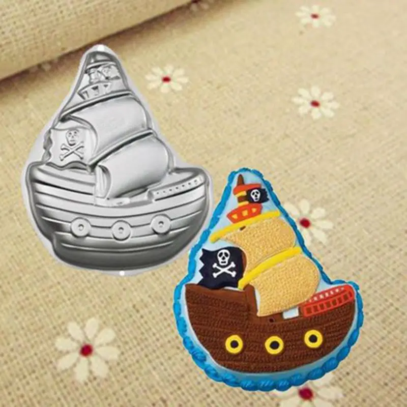 Birthday cake decorating Pirate ship the Caribbean Aluminum bakeware festival cake design cake stencils cake pans free shipping
Birthday cake decorating Pirate ship the Caribbean Aluminum bakeware festival cake design cake stencils cake pans free shipping