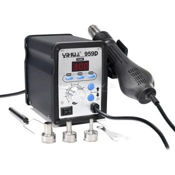 959D 2 in 1 Desoldering Repair Hot Air Rework Station 110V SMD Soldering Iron B10111
959D 2 in 1 Desoldering Repair Hot Air Rework Station 110V SMD Soldering Iron B10111