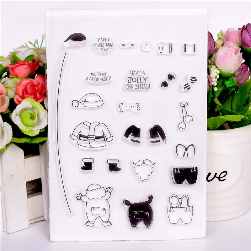 Santa Claus Transparent Clear Stamps for DIY Scrapbooking/Card Making/Kids Christmas Fun Decoration Supplies
Santa Claus Transparent Clear Stamps for DIY Scrapbooking/Card Making/Kids Christmas Fun Decoration Supplies