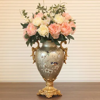 Europe type restoring ancient ways is tall ears vase American soft outfit decoration crafts Resin big vase
Europe type restoring ancient ways is tall ears vase American soft outfit decoration crafts Resin big vase