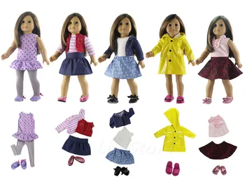 Hot Doll Outfit 5 Set Doll clothes+5 pairs shoes for 18 inch American Doll Casual Clothing Dress
Hot Doll Outfit 5 Set Doll clothes+5 pairs shoes for 18 inch American Doll Casual Clothing Dress