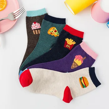 Autumn and winter new cartoon food Japanese Harajuku street wild ladies socks cotton sweat-absorbent Korean version of the tide
Autumn and winter new cartoon food Japanese Harajuku street wild ladies socks cotton sweat-absorbent Korean version of the tide