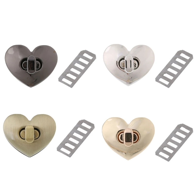 THINKTHENDO Fashion Heart Shape Clasp Turn Lock Twist Lock Metal Hardware For DIY Handbag Bag Purse New Hot
THINKTHENDO Fashion Heart Shape Clasp Turn Lock Twist Lock Metal Hardware For DIY Handbag Bag Purse New Hot