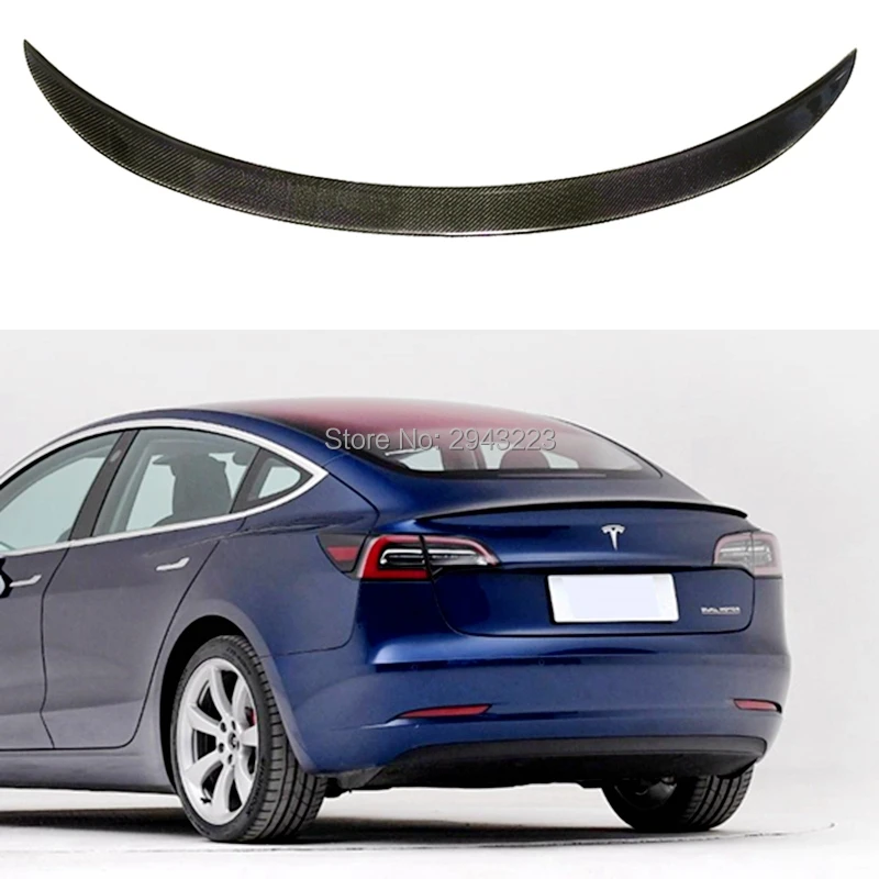 2017 2018 2019 2020 For New Tesla Model 3 Car Accessories High Quality Real Carbon Fiber Rear Trunk Lip Spoiler Wing Decoration
2017 2018 2019 2020 For New Tesla Model 3 Car Accessories High Quality Real Carbon Fiber Rear Trunk Lip Spoiler Wing Decoration