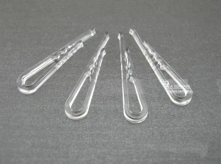 200pcs 38mm plastic shirt clips transparent shirt pin garment packing sock package clips garment accessories
200pcs 38mm plastic shirt clips transparent shirt pin garment packing sock package clips garment accessories