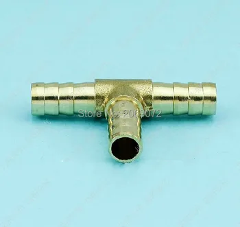 2pcs 3 ways 10mm BSP Tee House Barbed Connection Pipe Brass Coupler Adapter
2pcs 3 ways 10mm BSP Tee House Barbed Connection Pipe Brass Coupler Adapter