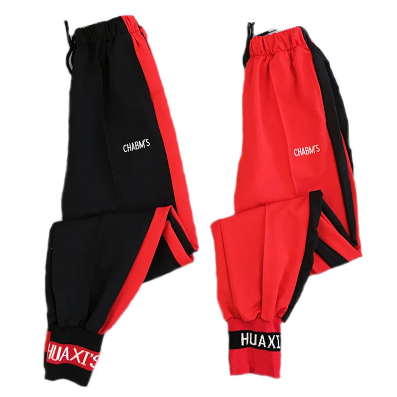 Spring Loosen Female Pants Plus Size Letter Print Pockets High Waisted Pants Streetwear Cool Girl Fashion Harajuku Hip Hop Pants
Spring Loosen Female Pants Plus Size Letter Print Pockets High Waisted Pants Streetwear Cool Girl Fashion Harajuku Hip Hop Pants