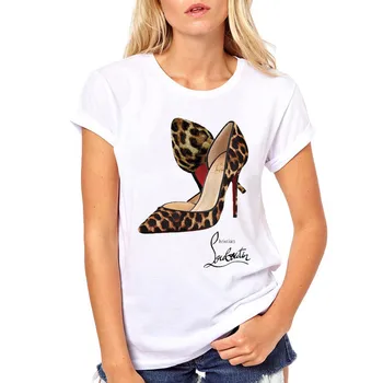zh Women Summer Street Style T-shirt Women Fashion Short Sleeve T-shirts Tops Tee Leopard High Heel Shoes Print T Shirt
zh Women Summer Street Style T-shirt Women Fashion Short Sleeve T-shirts Tops Tee Leopard High Heel Shoes Print T Shirt