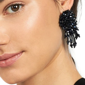 JUJIA hand made New good quality crystal beads earrings Jewelry Hot Selling Elegant long beads Chrysanthemum drop earrings
JUJIA hand made New good quality crystal beads earrings Jewelry Hot Selling Elegant long beads Chrysanthemum drop earrings