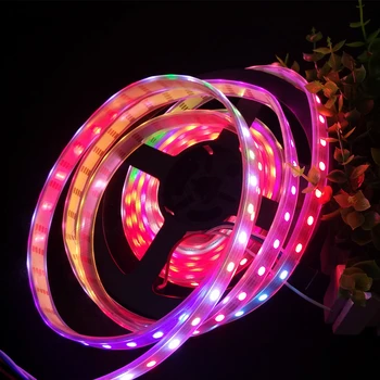 5m/lot WS2813(Dual-signal wires) individually addressable RGB led pixel strip 30/60/144leds/m 2811 ws2812b upgraded version DC5V
5m/lot WS2813(Dual-signal wires) individually addressable RGB led pixel strip 30/60/144leds/m 2811 ws2812b upgraded version DC5V