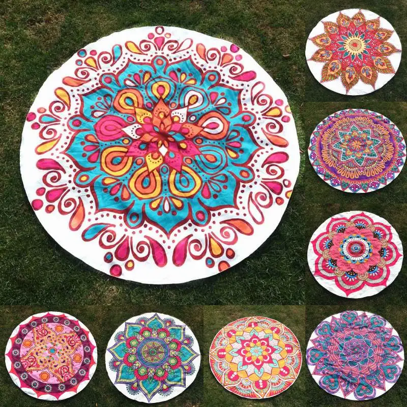 2017 Fashion Polyester Cotton Round Towel Blanket Mandala Tapestry Table Cloth Yoga Mat Camping Mattress Home Decoration
2017 Fashion Polyester Cotton Round Towel Blanket Mandala Tapestry Table Cloth Yoga Mat Camping Mattress Home Decoration