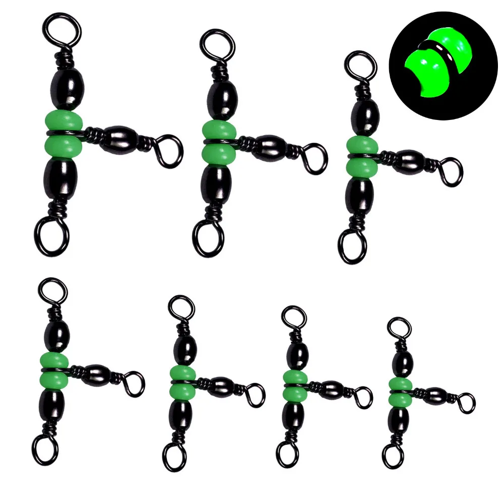20Pcs/Lot 3 Way Fishing Barrel Swivel Size 12x14 10x12 8x10 7x9 5x7 3x5 1x3 T-Turn Fishing Hook Lure Connector Fishing Tackle
20Pcs/Lot 3 Way Fishing Barrel Swivel Size 12x14 10x12 8x10 7x9 5x7 3x5 1x3 T-Turn Fishing Hook Lure Connector Fishing Tackle