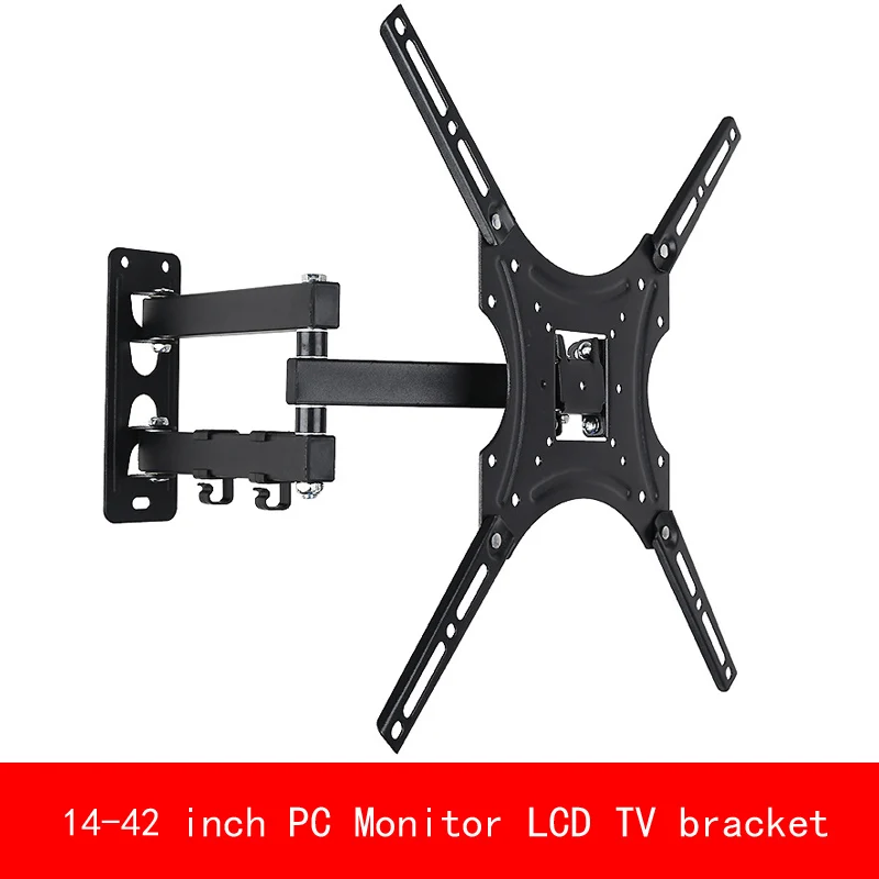 Retractable Full Motion TV Wall Mount Bracket Wall Stand Adjustable Mount Arm Fit for Plasma Flat LED TV 14"-42" Support 25KG
Retractable Full Motion TV Wall Mount Bracket Wall Stand Adjustable Mount Arm Fit for Plasma Flat LED TV 14"-42" Support 25KG