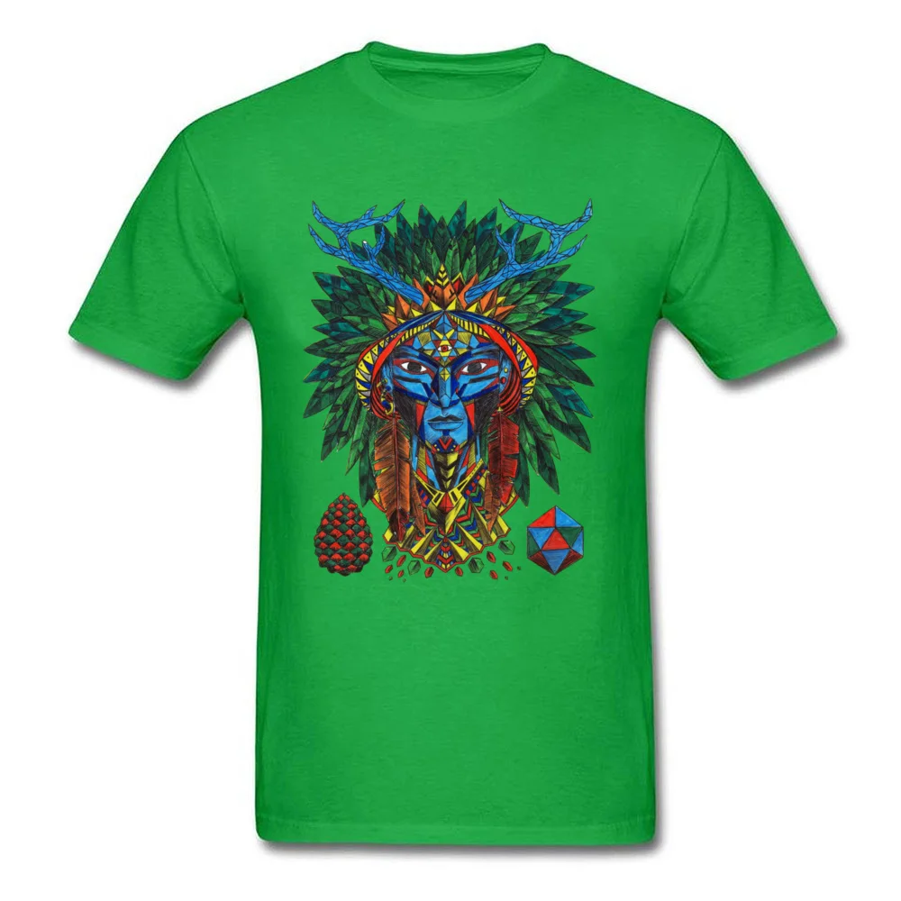 Chaman Funny Tops Shirt Short Sleeve for Men Cotton Lovers Day Round Neck T-Shirt Crazy Tshirts On Sale Free Shipping Chaman green