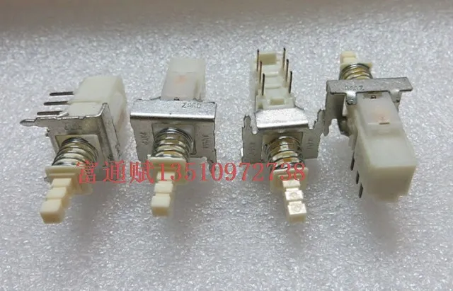 Original authentic imported from Japan ALPS self-locking switch power switch 2 row 6 feet with lock with bracket
Original authentic imported from Japan ALPS self-locking switch power switch 2 row 6 feet with lock with bracket