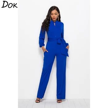 2019 Spring Fashion Wide-leg Long Jumpsuit Women Long Sleeve Shirt-style Tops With Belt Jumpsuit Female Fitness Casual Overalls
2019 Spring Fashion Wide-leg Long Jumpsuit Women Long Sleeve Shirt-style Tops With Belt Jumpsuit Female Fitness Casual Overalls
