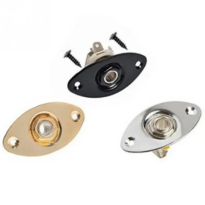 1 Pc Electric Guitar Bass Jack Socket Output Input Jack Cover Plate With 2 Mounting Screws Guitar Accessories
1 Pc Electric Guitar Bass Jack Socket Output Input Jack Cover Plate With 2 Mounting Screws Guitar Accessories