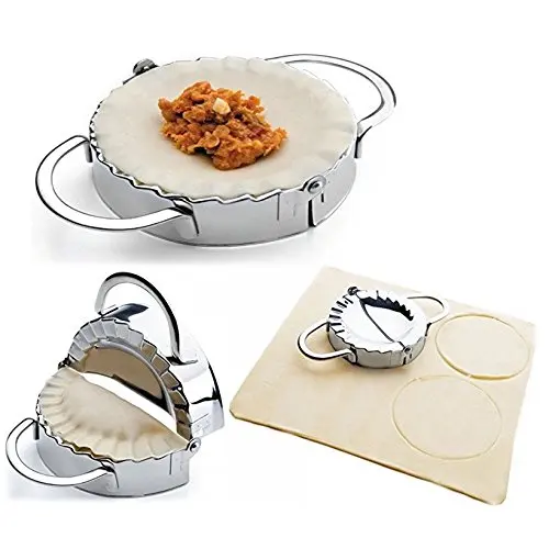 New Eco-Friendly Pastry Tools Stainless Steel Dumpling Maker Wrapper Dough Cutter Pie Ravioli Dumpling Mould Kitchen Accessories
New Eco-Friendly Pastry Tools Stainless Steel Dumpling Maker Wrapper Dough Cutter Pie Ravioli Dumpling Mould Kitchen Accessories
