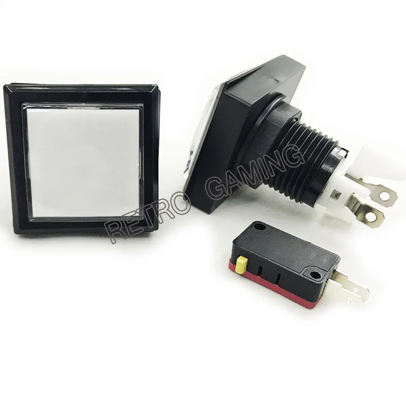 10PCS / Lot Illuminated Arcade Buttons Square Push Button with Microswitch for Operated Games Machine (44*44mm)
10PCS / Lot Illuminated Arcade Buttons Square Push Button with Microswitch for Operated Games Machine (44*44mm)