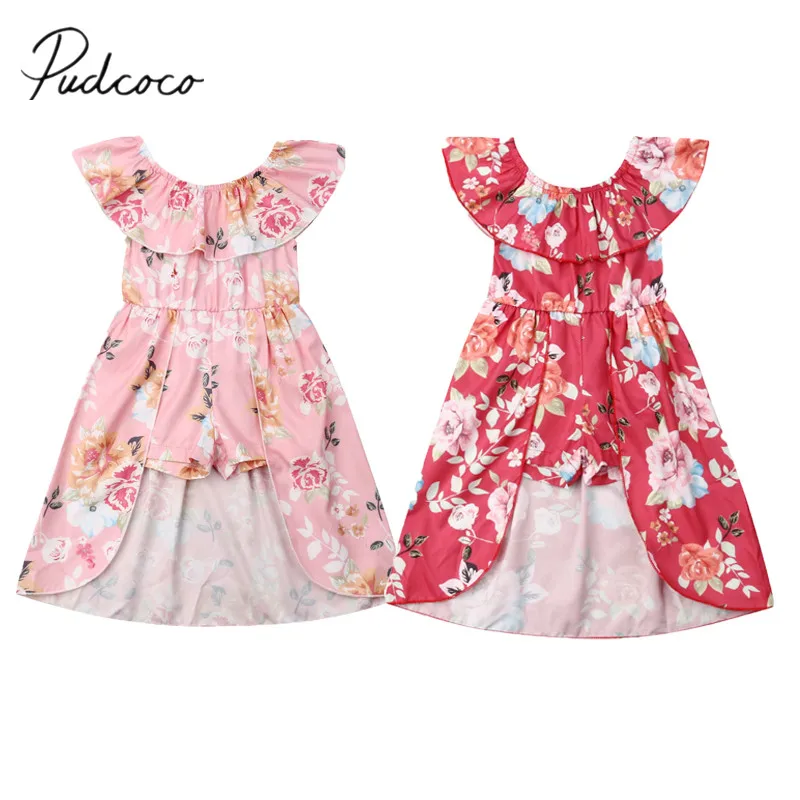 2019 Baby Summer Clothing 1-6Y Children Kids Baby Girls Strapless Romper Dress Clothes Flower Ruffle Jumpsuit Holiday Dresses
2019 Baby Summer Clothing 1-6Y Children Kids Baby Girls Strapless Romper Dress Clothes Flower Ruffle Jumpsuit Holiday Dresses