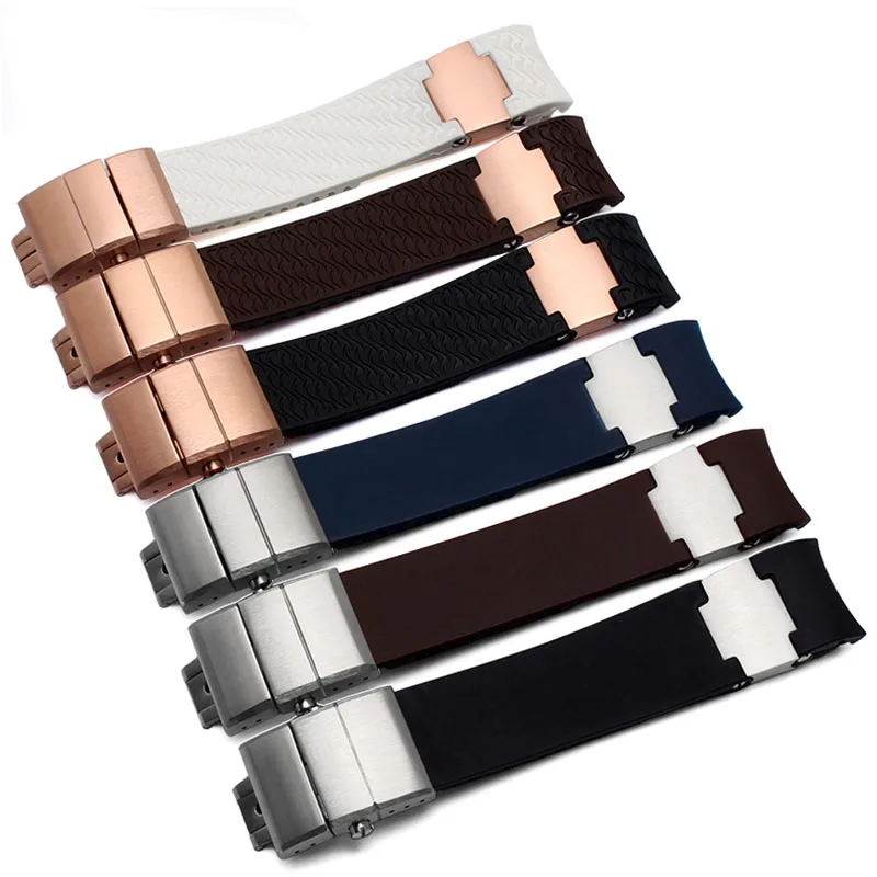 Waterproof rubber strap 22MMblack blue brown watch belt for Ulysse Nardin DIVER men's mechanical watch accessories without clasp
Waterproof rubber strap 22MMblack blue brown watch belt for Ulysse Nardin DIVER men's mechanical watch accessories without clasp