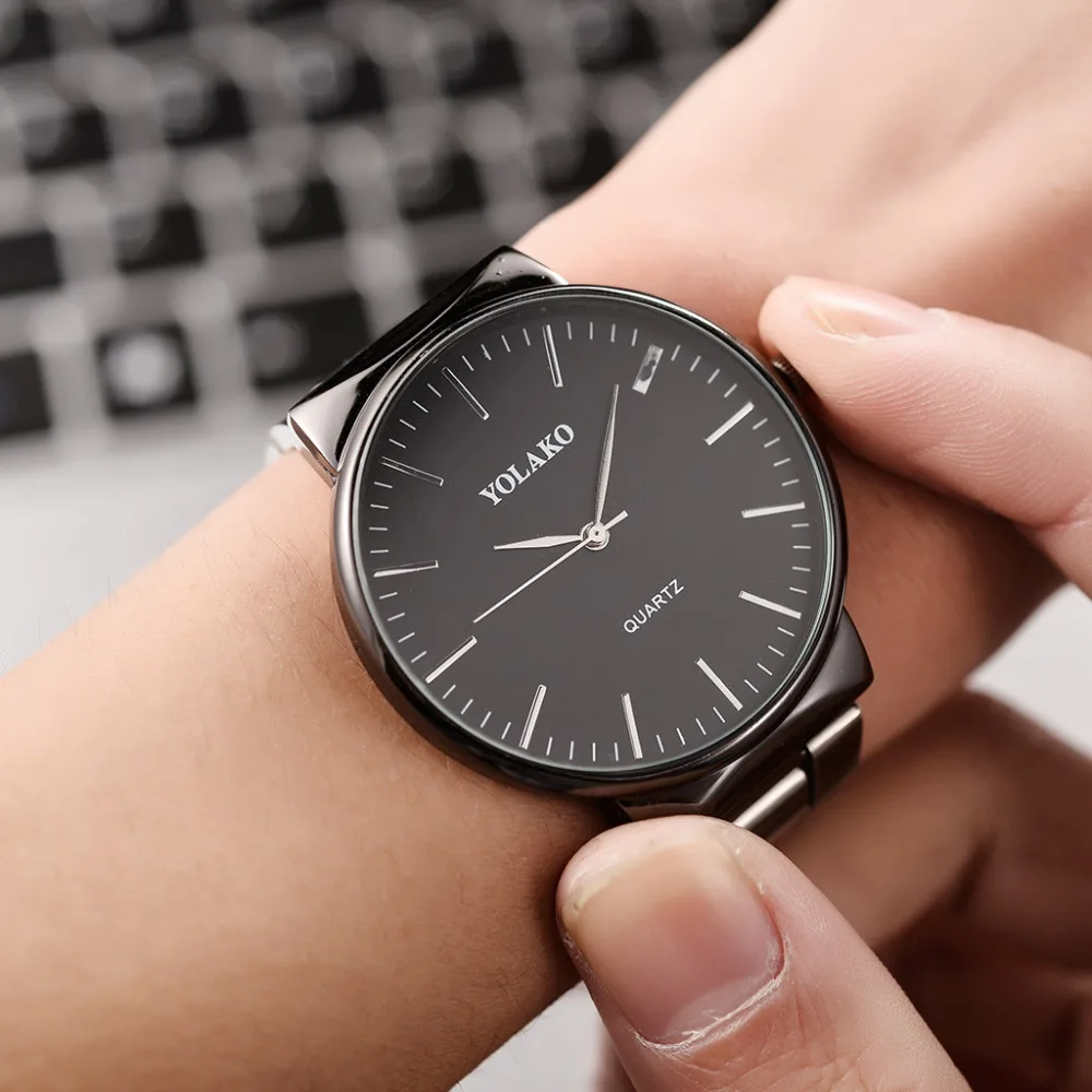 Fashion Watch Men Watch Luxury Stainless Steel Analog Alloy Quartz Wrist Watches erkek kol saati reloj hombre montre Dropship #F
Fashion Watch Men Watch Luxury Stainless Steel Analog Alloy Quartz Wrist Watches erkek kol saati reloj hombre montre Dropship #F