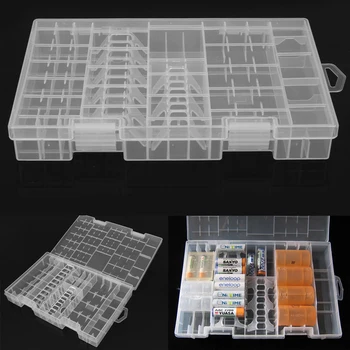 Transparent Plastic AA AAA C D 9V Hard Plastic Battery Storage Box Battery Case Holder Home Household Storage Case Box Big Size
Transparent Plastic AA AAA C D 9V Hard Plastic Battery Storage Box Battery Case Holder Home Household Storage Case Box Big Size
