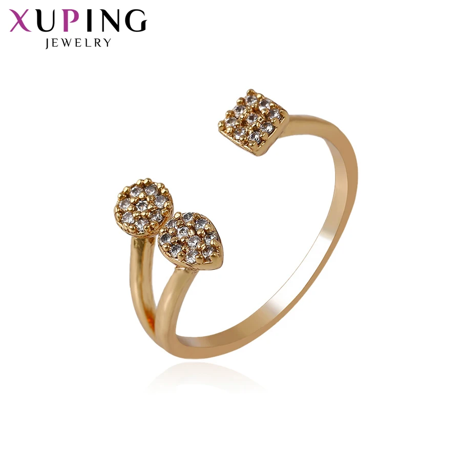 Xuping Fashion Elegant Gold Color Plated Jewelry Ring Synthetic Cubic Zirconia for Women Christmas Gift S53,2-14133
Xuping Fashion Elegant Gold Color Plated Jewelry Ring Synthetic Cubic Zirconia for Women Christmas Gift S53,2-14133