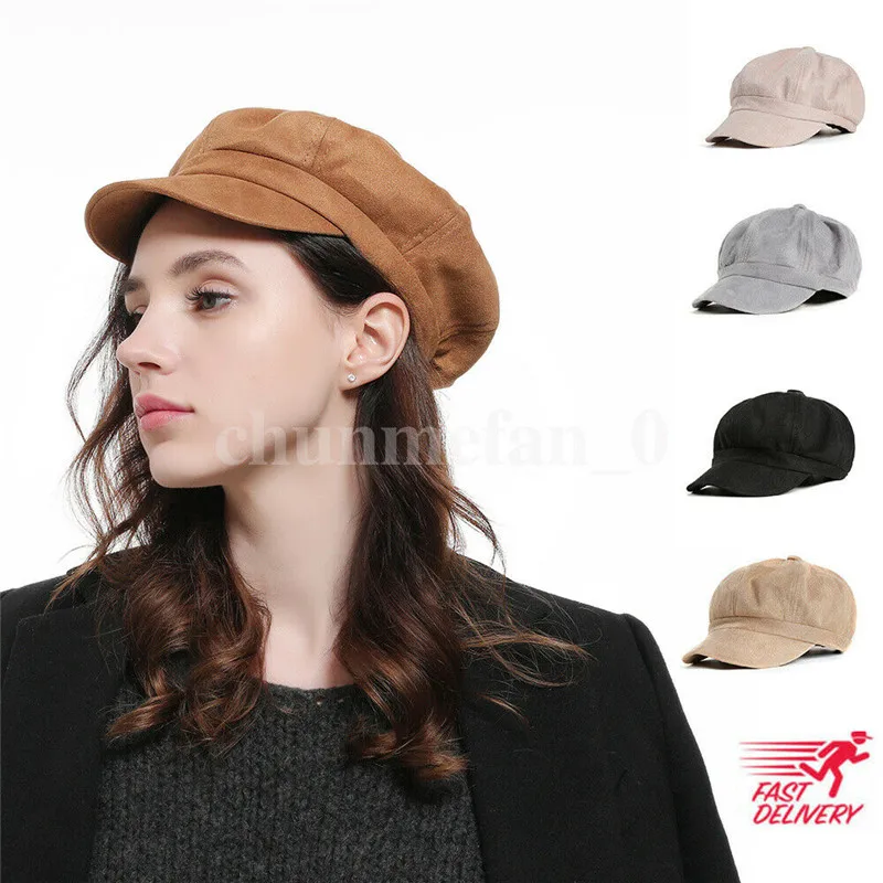 NEW Fashion Mens Women's Suede Peaked Cap Newsboy Gatsby Flat Ivy Golf Baker Beret Flat Hat
NEW Fashion Mens Women's Suede Peaked Cap Newsboy Gatsby Flat Ivy Golf Baker Beret Flat Hat