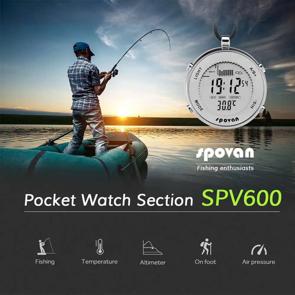 Waterproof Fishing EL Backlight Altimeter Alarm Stopwatch Men Sport Pocket Watch New
Waterproof Fishing EL Backlight Altimeter Alarm Stopwatch Men Sport Pocket Watch New
