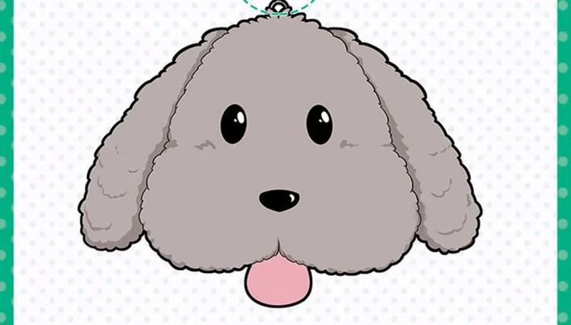 Cute Yuri on ice Victor Puppy Poodle Dog Plush Toy Makkachin Pet Dog Paper Box Keychain Pendant Cosplay Decoration Toy Kids Gift (6)