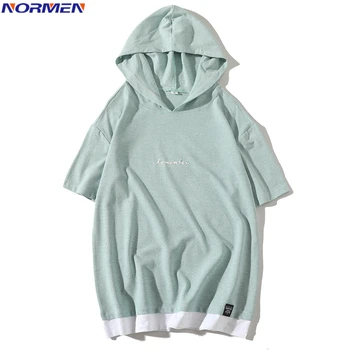 NORMEN Men's Fashion Hooded T-Shirt Short Sleeve Slim Fit Casual Tops Tees Shirts Man 2018 New Arrival Stretwear T Shirt Summer
NORMEN Men's Fashion Hooded T-Shirt Short Sleeve Slim Fit Casual Tops Tees Shirts Man 2018 New Arrival Stretwear T Shirt Summer