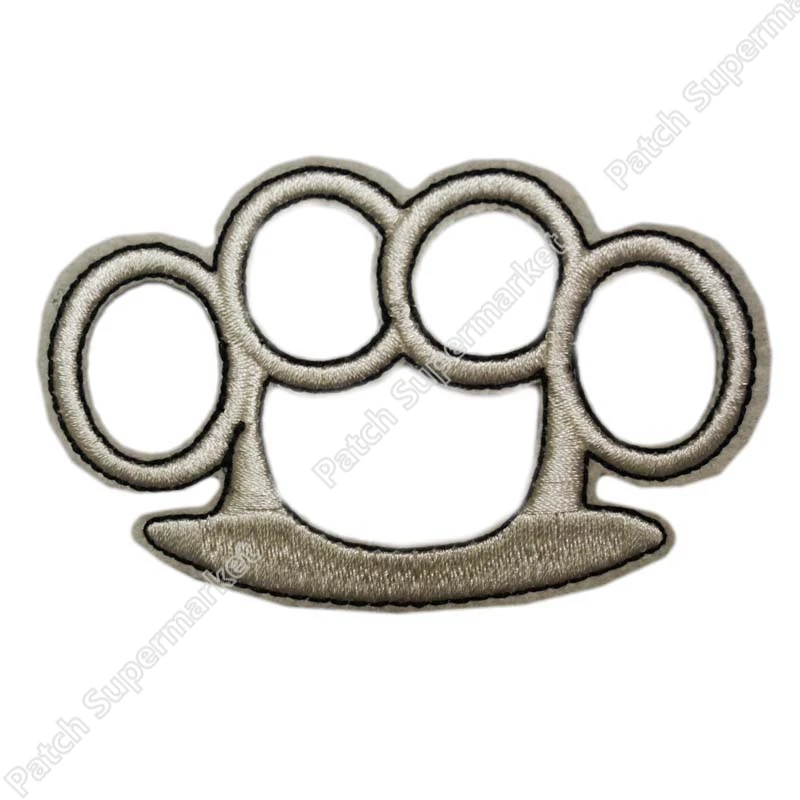 3.2" Knuckle Rings Brass Duster biker vest retro emo punk rockabilly applique sew on/ iron on patch scrapbooking accessories
3.2" Knuckle Rings Brass Duster biker vest retro emo punk rockabilly applique sew on/ iron on patch scrapbooking accessories