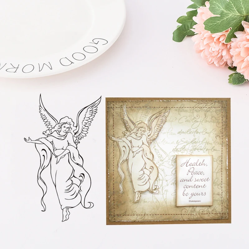 NEW angel Transparent Clear Silicone Stamp/Seal for DIY scrapbooking/photo album Decorative clear stamp sheets
NEW angel Transparent Clear Silicone Stamp/Seal for DIY scrapbooking/photo album Decorative clear stamp sheets
