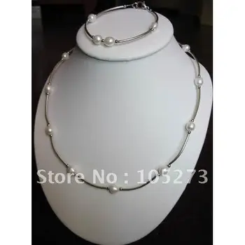 Pearl Jewelry Set White Genuine Freshwater Pearl Tibet Silvers Oval Classic Cultured Gift AA 4-8MM New Free Shipping FN3087
Pearl Jewelry Set White Genuine Freshwater Pearl Tibet Silvers Oval Classic Cultured Gift AA 4-8MM New Free Shipping FN3087
