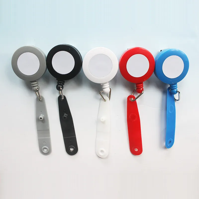 5 pcs/lot New Design Retractable Pull Key Ring Chain Reel ID Lanyard Name Tag Card Badge Holder Reel Recoil Belt Key Ring Clip
5 pcs/lot New Design Retractable Pull Key Ring Chain Reel ID Lanyard Name Tag Card Badge Holder Reel Recoil Belt Key Ring Clip