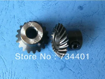 1.4 module, transmission ratio 1:1 spiral umbrella gear, gear ratio is pierced,18 teeth/Meat Grinder Parts etc.
1.4 module, transmission ratio 1:1 spiral umbrella gear, gear ratio is pierced,18 teeth/Meat Grinder Parts etc.